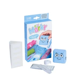 Hot Tøj- og markeringsstempel lyseblå Tøjstempler