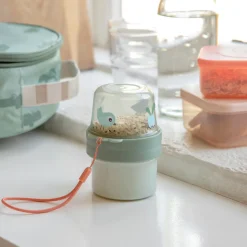 New To go 2-way snackbøtte S Birdee - Grøn Madkasser & Drikkedunke