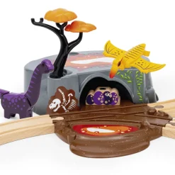 Sale Togbanesæt med dinosaurer - FSC® Togbaner & Tog