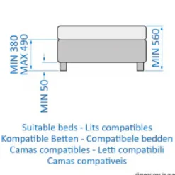 Clearance Tori sidebyside seng - beyond grey Børn Side By Side Senge