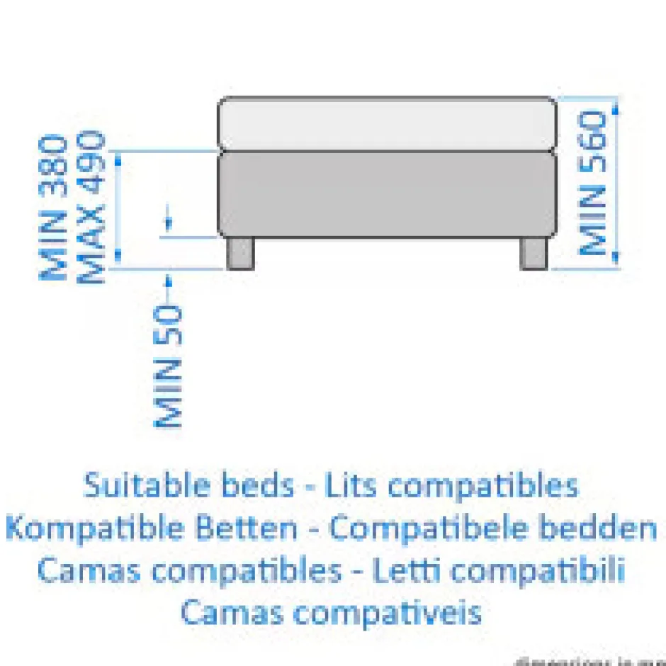 Clearance Tori sidebyside seng - beyond grey Børn Side By Side Senge