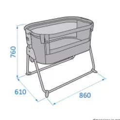 Clearance Tori sidebyside seng - beyond grey Børn Side By Side Senge