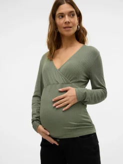 Discount Trinity tess LS top - AGAVEGREEN Overdele