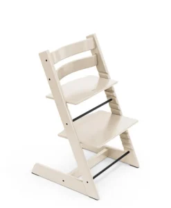 Clearance Tripp Trapp stol - Vanilla White Børn Højstole Uden Tilbehør