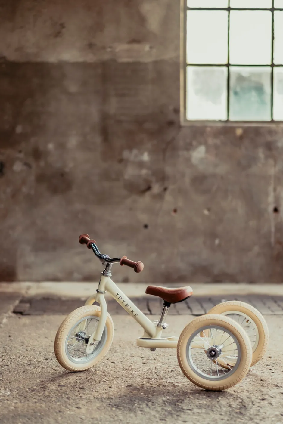 Online 3-Hjul, Vintage Creme Løbecykler & Cykler