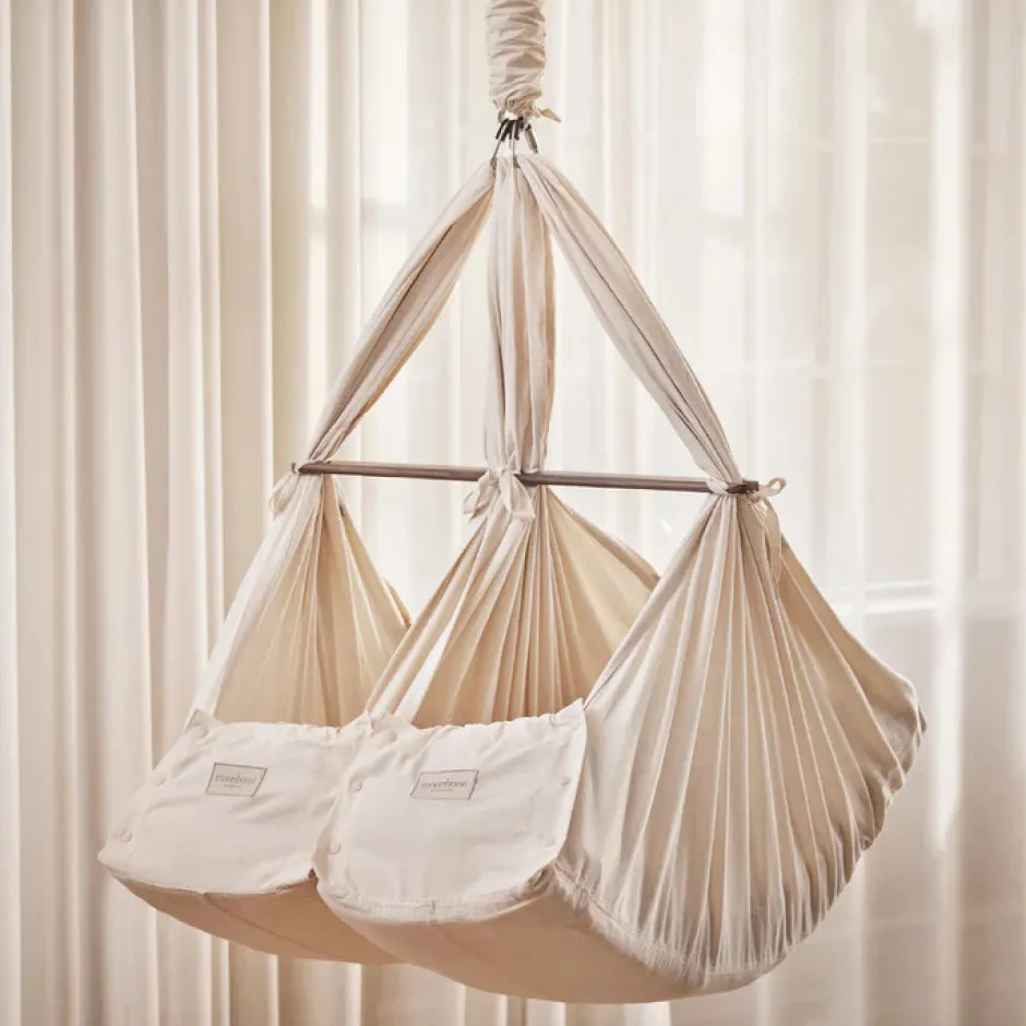 Outlet Tvillingeslyngevugge, natur Børn Slyngevugger