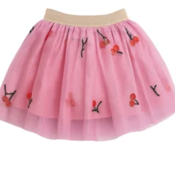 New Tylskørt Cherry Tutu Rose Festtøj & Tilbehør