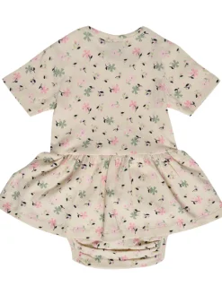 Clearance Tyra body kjole kortærmet - WHITECAP GRAY Kjoler