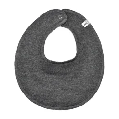 Hot UDGÅET Smæk Med Indlæg - 121 Dark Grey Melange Hagesmække|Savlesmække