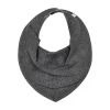 Discount UDGÅET Smæk Tørklæde - 121 Dark Grey Melange Hagesmække|Savlesmække