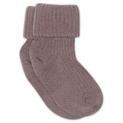 Online Uld Ankelstrømpe Rib - Dark Purple Dove Strømper|Uldstrømper & Uldstrømpebukser