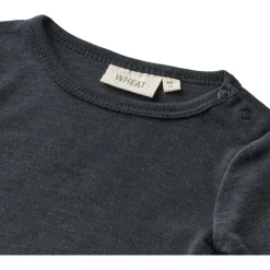 Discount Uld body langærmet Lucca - Navy Uldbodyer|Bodystocking Langærmet