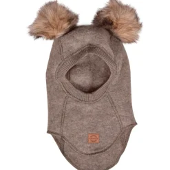 Sale Uld elefanthue med pom pom - Melange Denver Elefanthuer & Huer|Uldhuer, Uldvanter & Uldfutter