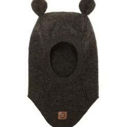 Online Uld elefanthue med ører - DARK BROWN MELANGE Elefanthuer & Huer|Uldhuer, Uldvanter & Uldfutter