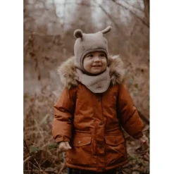 Outlet Uld elefanthue med ører - MELANGE DENVER Elefanthuer & Huer|Uldhuer, Uldvanter & Uldfutter