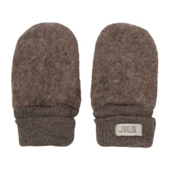 Best Uld Fleece Vanter - Brown melange Luffer & Vanter