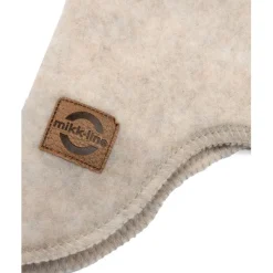 Outlet Uld fullface - MELANGE OFF WHITE Elefanthuer & Huer|Uldhuer, Uldvanter & Uldfutter