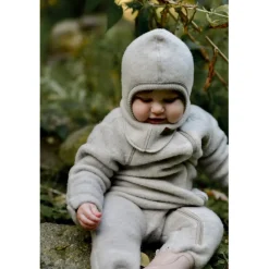 Outlet Uld fullface - MELANGE OFF WHITE Elefanthuer & Huer|Uldhuer, Uldvanter & Uldfutter