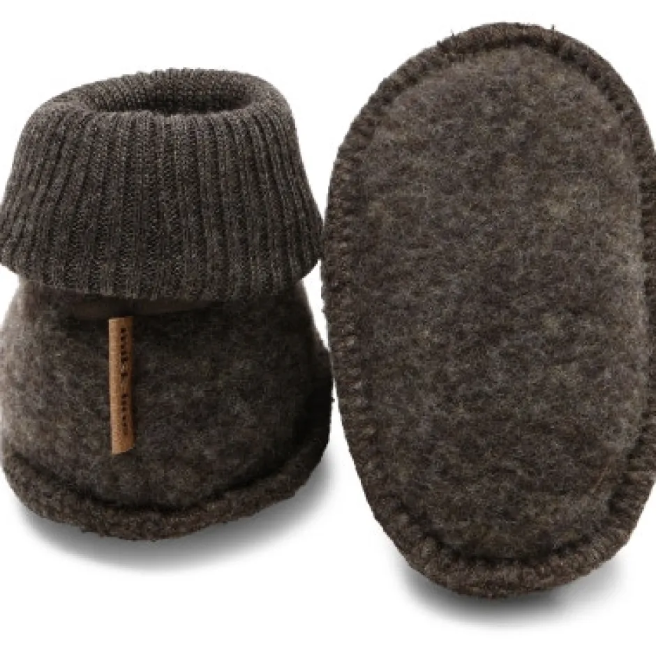 Hot Uld futter - DARK BROWN MELANGE Futter|Uldhuer, Uldvanter & Uldfutter