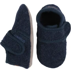 Online Uld hjemmesko - Marine Uld Hjemmesko