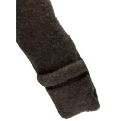 Uld jakke - DARK BROWN MELANGE Uldoverdele|Cardigans, Veste & Trøjer