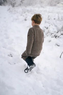 Clearance Uld jakke - Melange denver Cardigans, Veste & Trøjer|Uldoverdele