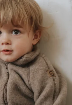 Clearance Uld jakke - Melange denver Cardigans, Veste & Trøjer|Uldoverdele