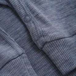 Uld jumpsuit - solid - Folkstone Gray Melange Ulddragter|Heldragter U. Fod