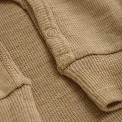 Outlet Uld jumpsuit - solid - Light Camel Melange Ulddragter|Heldragter U. Fod