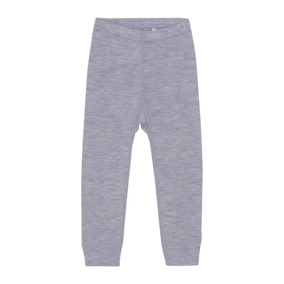 Online Uld leggings - solid - Chipmunk Melange Uldunderdele|Leggings