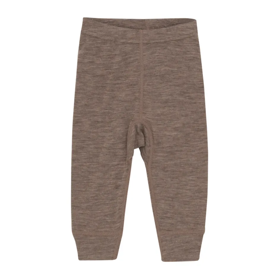 Discount Uld leggings - solid - Leafless Tree Melange Uldunderdele|Leggings