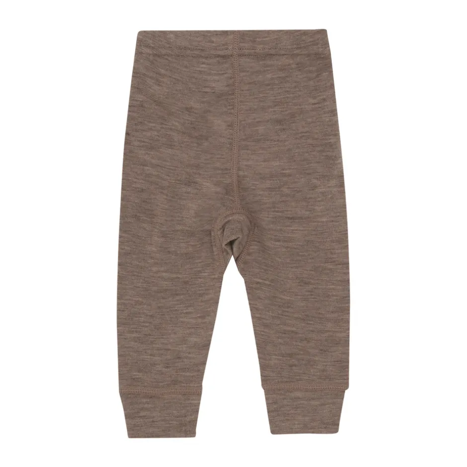 Discount Uld leggings - solid - Leafless Tree Melange Uldunderdele|Leggings