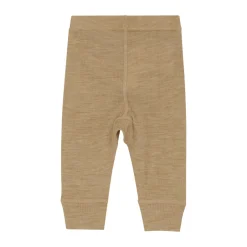 New Uld leggings - solid - Light Camel Melange Uldunderdele|Leggings