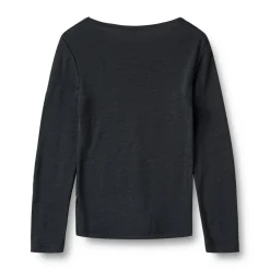 Clearance Uld t-shirt ls Alfie - Navy Uldoverdele|Bluser