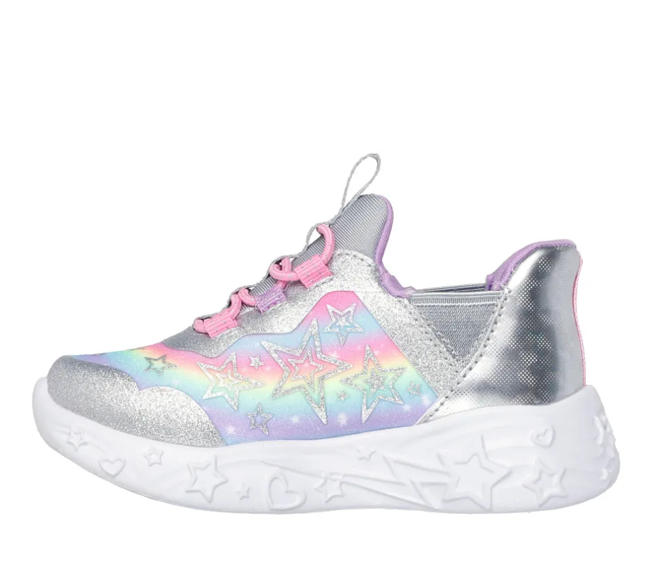 Hot Unicorn Charmer Lil Starlite - Silver/multi Sneakers Med Blink|Sneakers Med Lys