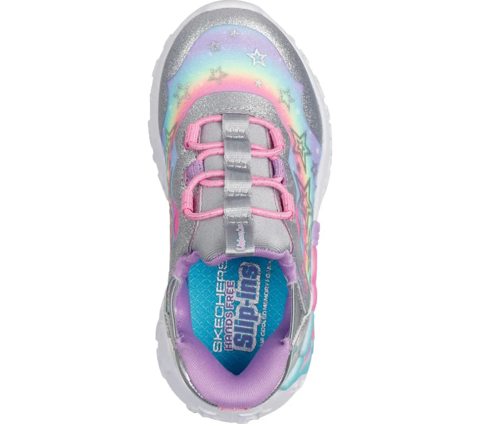 Hot Unicorn Charmer Lil Starlite - Silver/multi Sneakers Med Blink|Sneakers Med Lys