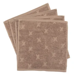 Outlet Vaskeklude 4-pak, 30 x 30 cm - Walnut Stofbleer & Klude