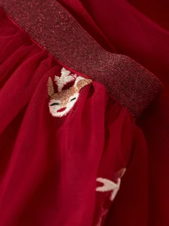 Outlet Veross tyl nederdel - Jester red Nederdele|Juletøj