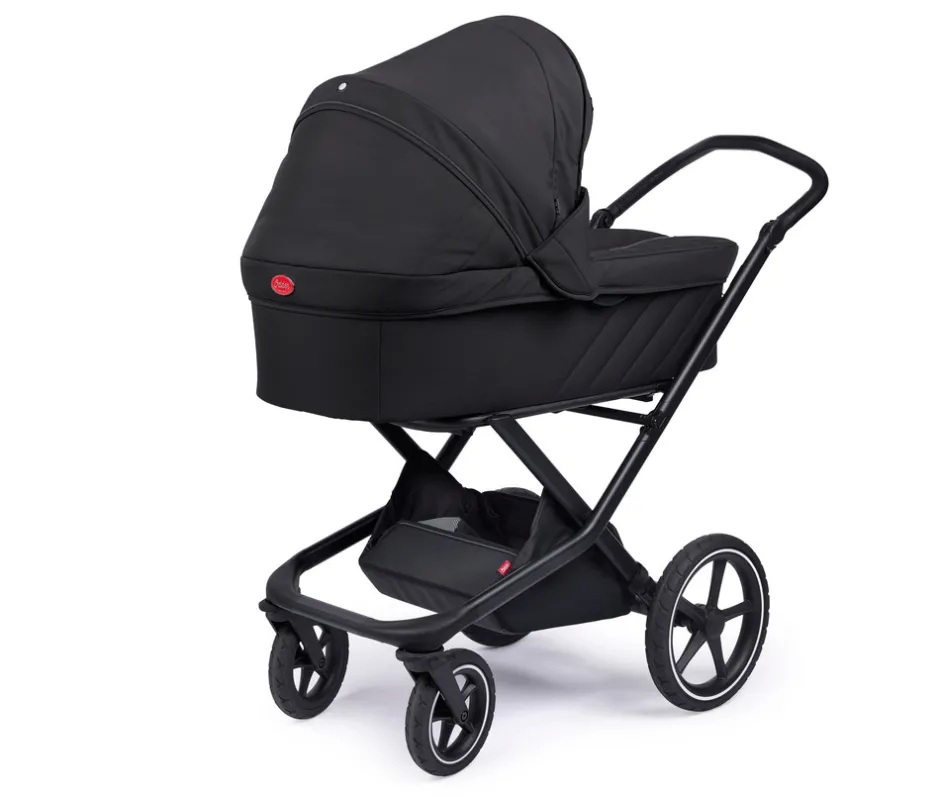 Vida - Black Barnevogne Med Langt Liggemål