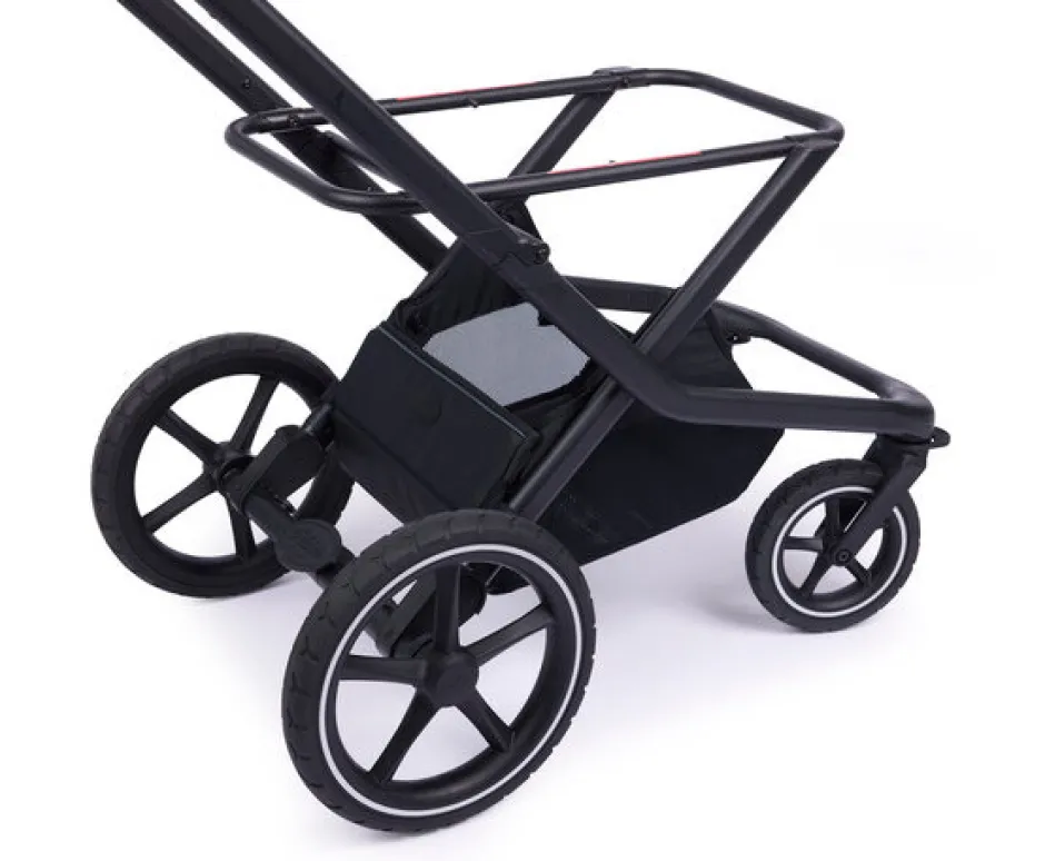 Vida - Black Barnevogne Med Langt Liggemål
