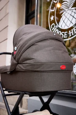 Sale Vida - Dark brown Barnevogne Med Langt Liggemål