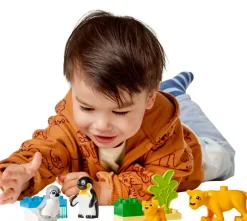 Discount Vilde dyrefamilier: pingviner og løver 10442 Lego