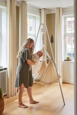 Discount Vuggemotor - LeeLo02 - Beige Børn Vugger|Slyngevugger