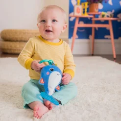 Hot Whale-a-roo pull & shake aktivitets-hval Legetøj Til Barnevogne & Autostole