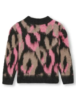 Wild langærmet o-neck strik - PIRATE BLACK Cardigans, Veste & Trøjer