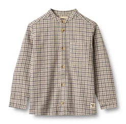 Outlet Willum Skjorte - Blue check Skjorter