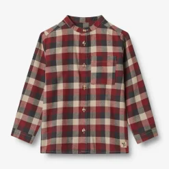 Online Willum Skjorte - Red Blue Check Skjorter