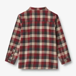 Online Willum Skjorte - Red Blue Check Skjorter