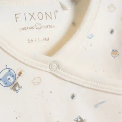 Clearance Wrap body ls - Ashley blue Bodystocking M. Skrålukning|Præmatur Tøj