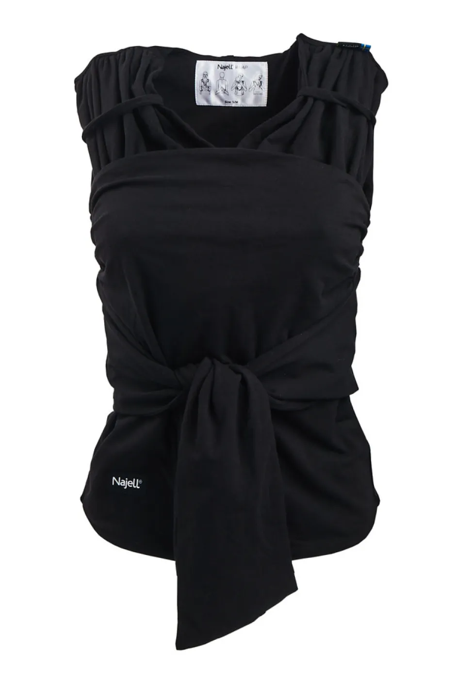 Best Wrap S - charcoal black Bæreseler & Vikler